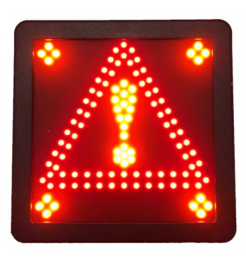 LED Blind Spot Cycle Warning Sign 087061